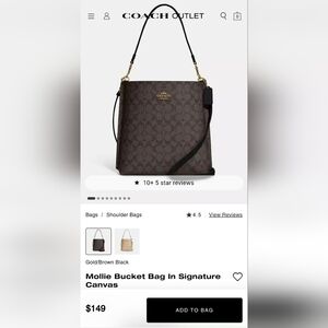 Coach Mollie Bucket Bag